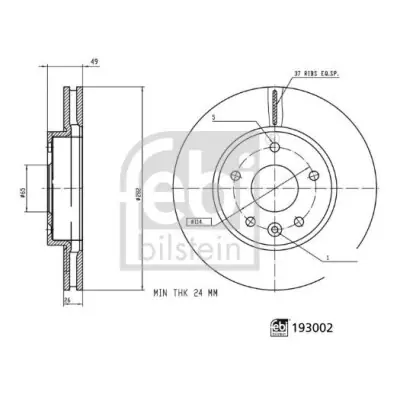 Promoción Exclusiva Disco de freno FEBI BILSTEIN 193002